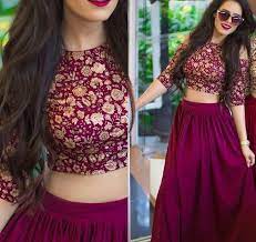 Image Result For Indian Wedding Guest Outfits For Western Woman Indian Fashion Trends Fashion Outfits Indian Crop Tops