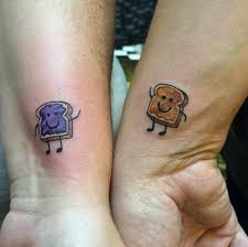 Pb J Best Friend Tattoos By Steffen Jewell Best Friend Tattoos Bff Tattoos Friendship Tattoos