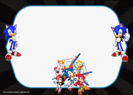 Free Sonic The Hedgehog Invitation Templates Sonic Birthday Parties Sonic Birthday Free Printable Birthday Invitations