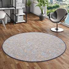 Esprit markenteppich relaxx blau grau. Schlingen Teppich Memory Grau Blau Meliert Rund