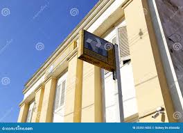 Yellow Office Building of Correios in the Interior of Minas Gerais  Editorial Image - Image of aged, built: 223511055