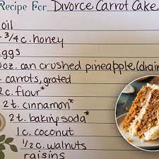 Karnott, une solution simple et autonome remplacez vos carnets de travaux et simplifiez votre suivi. The Viral Divorce Carrot Cake Everyone Is Making 9kitchen