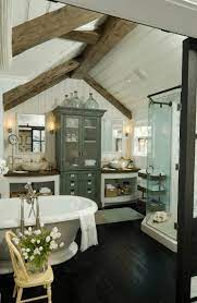 Measuring only 4ft in length, albion bath company's tubby tub is the perfect solution for cottage bathrooms. 65 Cottage Style Primary Bathroom Ideas Photos Home Stratosphere