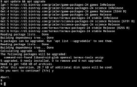 You will need to grant file access to termux when prompted after you run the command. Whenever It Asks Do You Want To Continue Thats Happen Issue 5439 Termux Termux Packages Github