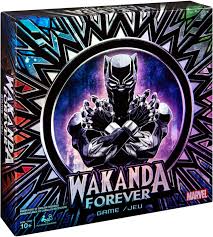 A line from black panther, the basic words, greetings, salutations, of a black to a black, black to indian, indian to black, and indian to indian. Spin Master Wakanda Forever Board Game Multicolor 6054042 Best Buy
