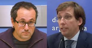 El enfado de Almeida con Alberto Cubero tras insultarle en un pleno del  Ayuntamiento