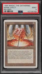 1994 Magic The Gathering Mtg Revised Mana Vault R A Psa 9