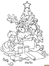 Get this free christmas coloring page and many more from primarygames. Chrildren And Reindeer Are Decorating Christmas Tree Coloring Pages Christmas Coloring Pages Coloring Pages For Kids And Adults
