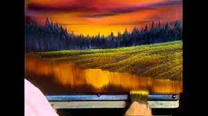 the joy of painting s13e4 evening at sunset bob ross paintings bob ross art bob ross