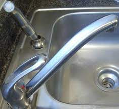 Tighten the nut a 1/4 turn, replace the handle, and see if the faucet is still leaking. My Kitchen Sprayer Keeps Coming Loose Hometalk