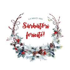 Trimite acum o felicitare de craciun si ganduri frumoase celor dragi! Felicitare De Craciun Cu Coronita Pictata Si Mesaj Festiv