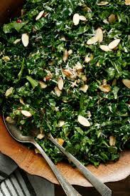 Lemon Garlic Kale Salad Recipe Recipe Kale Salad Recipes Garlic Kale Kale Salad