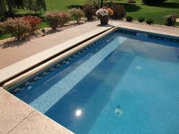 Deep End Bench Vinyl Liners Swimming Pool Designs Pool