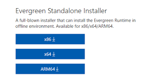 I see that the reccomended install of the run time is this evergreen model they have. Distributing To A Network Resource Tms Fnc Core Tms Support Center