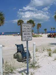 Pinellas Beaches Accessible To Physically Challenged Via Wheelchairs Fly Travel Wheelchair Travel Activities