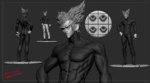 Artstation Garou Figure Statue One Punch Man Fanart Free 3d Print Model Epifanio Avila Garillete One Punch Man One Punch Fan Art