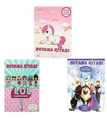 Karlar ülkesinin sevilen karakterleri kardan adam olaf ve prenses elsa için hazırlanmış güzel bir boyama oyunu ile karşınızdayız. Frozen Elsa Anna Unicorn Lol 3 Adet Boyama Kitabi