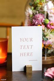 Download Premium Psd Of Card Mockup By Bouquet Of Flowers On A Wooden Flowers Bouquet Design Mockup Free Invitation Mockup