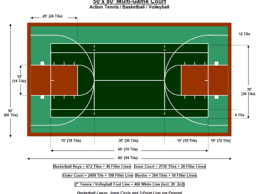 Make sure your pickleball court is marked with the right lines, has the correct dimensions and measurements, and that your net is positioned correctly and at the right height. Court Layouts Flexcourt