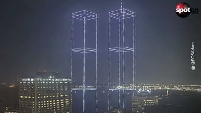 2,997 Lights: Drone Show Brings the Twin Towers Back to Life | dailyme TV