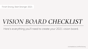 We have a large collection of beautiful visionboard templates perfect to planners & vision board templates. Your Vision Board Checklist To Step Into Your 2021 Greatness Ziva