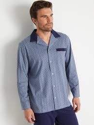 Ensemble de pyjama pour hommes en coton. Pyjama Maille Jersey Pur Coton Honcelac Homme Daxon