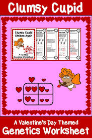 Valentine S Day Science Worksheet Genetics Punnett Squares Genotypes Phenotypes Punnett Squares Science Worksheets Middle School Science Teacher