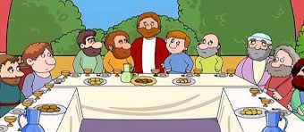 Am Grundonnerstag Sass Jesus Mit Seinen Besten Freunden Beim Abendessen Das Nennen Wir Heute Auch L Fronleichnam Katholische Kinder Ostergeschichte Fur Kinder