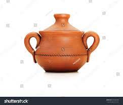 Clay Pot Two Handles Lid Isolated Stock Photo 287882438 | Shutterstock