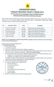 Scopri ricette, idee per la casa, consigli di stile e altre idee da provare. Lowongan Pekerjaan Pt Pln Persero 2014 2015 Sutanto 07 13