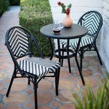 For a more traditional look, browse the selection of wooden folding sets, which are much more rustic looking and portable. 10 Best Balcony Furniture Sets For Small Outdoor Spaces Cheap Outdoor Bistro Sets