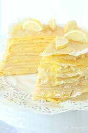 Lemon Crepe Cake Girl Inspired Lemon Crepes Delicious Lemon Desserts Crepe Cake Recipe