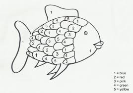 One fish two fish coloring page 5. Rainbow Fish Coloring Pages For Preschoolers Coloring And Malvorlagan