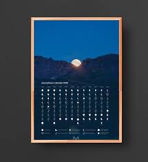 Moon Phases Calendar 2018 Lunar Calendar 2018 Wall Calendar Moon Over Iceland Photography Calenda Lunar Calendar Moon Phase Calendar Iceland Photography