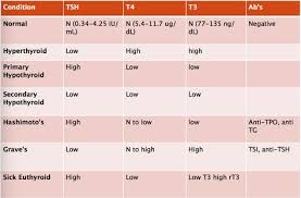 normal thyroid lab tsh levels chart thyroid levels tsh