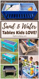 Sand And Water Tables Kids Love In 2020 Toddler Outdoor Play Area Toddler Play Area Outdoor Fun For Kids