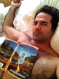 Curled up with @nick_offerman: