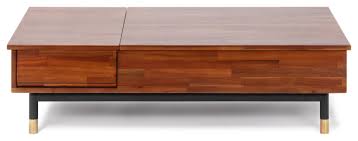 Minimalist coffee table with lift top unit: Soho Lift Up Coffee Table Midcentury Coffee Tables By Lievo Houzz
