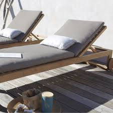 Bain De Soleil De Jardin En Bois Resort Naturel Bain De Soleil Transat Jardin Equipement De Piscine