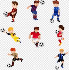 Fotografi saham royaltyfree sepak bola gambar png. Cartoon Boy Playing Soccer Football Footballer Png Pngegg