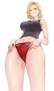 Android 18 enters dragon ball z as a villain, but despite her programming she's able to overcome these urges and join the forces of good. Zucchini Dragon Ball Dragon Ball Z Android 18 Cameltoe Pantsu 458048 Yande Re