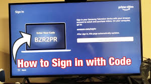 How To Sign In Amazon Prime Video Account From Smart Tv Enter Your Code Where Youtube