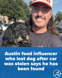 Austin-based food blogger Taylor Hannon has been reunited with his dog,  Noodles. Read more at the link in our bio.