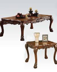 White coffee table and end tables awesome interesting oak accent.oak end table with drawer attractive b m wiltshire lamp 18. Coffee Table In Traditional Style Dresden By Acme Ac12165set
