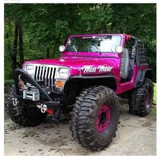Black And Hot Pink Jeep Cfeeff0900d64a71d364b4ac6cfefad1 Jpg 718 695 Pixels Pink Jeep Jeep Jeep Wrangler