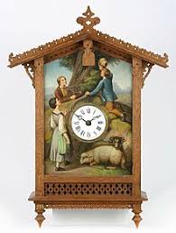 German Black Forest Musical Bouncing Doll Cuckoo Style Swiss Chalet Wall  Clock | Ebay