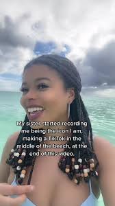 Girls Filming Tiktoks in The Sea
