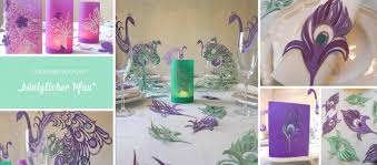 Schöne tischdekoration in farbe lila. Tischdeko Hochzeit Lila Grun Tischdeko Geschenke