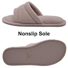 Wishcotton Women S Open Toe Slide House Shoes Comfy Indoor Slippers Womens Slippers Slippers House Shoes