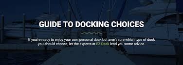 Any situation when an approaching vessel continues on a collision course (the bearing of the approaching vessel does not change), or anytime. Guide To Docking Choices Which Types Of Docks Are The Best Ez Dock